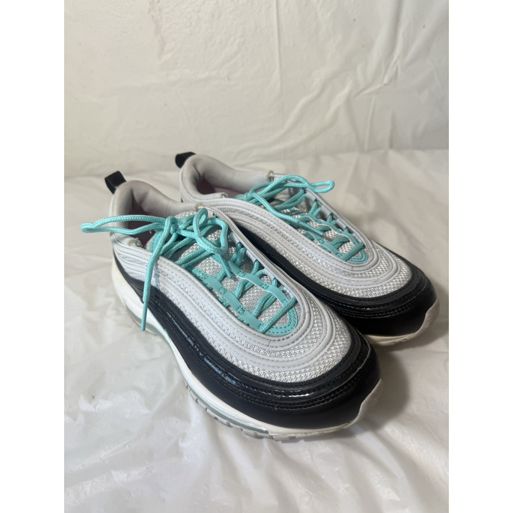 Nike Women's Air Max 97 Platinum Aurora Green Size 7.5 Excellent Condition